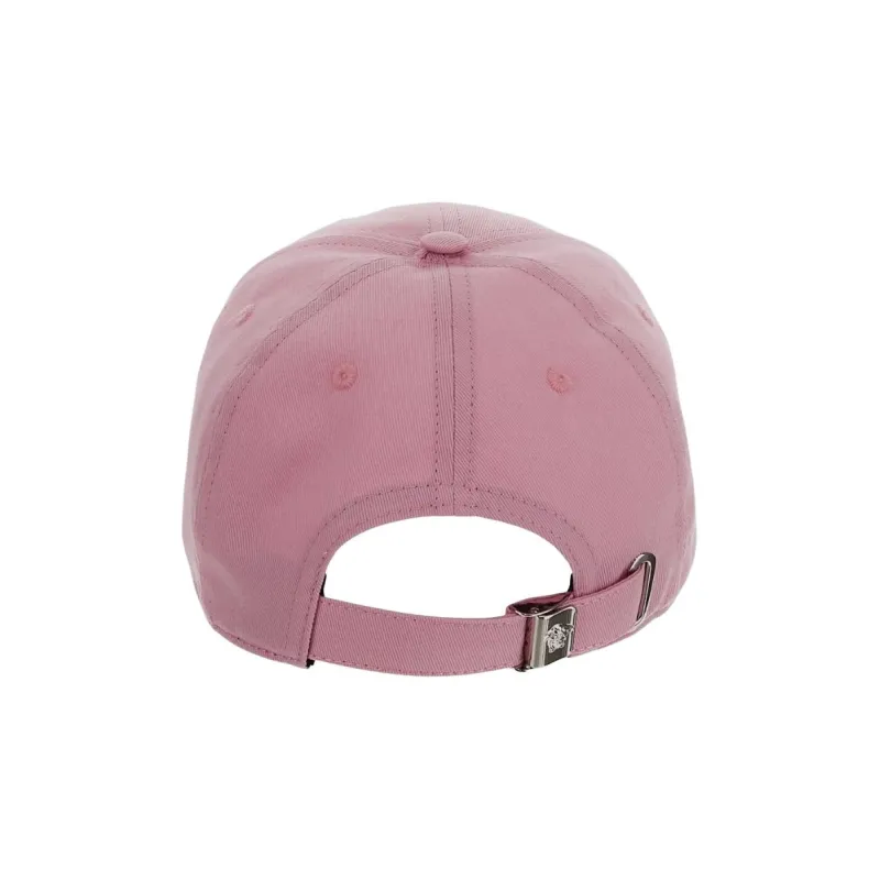 VERSACE Logo Embroidered Curved Peak Baseball Cap-2
