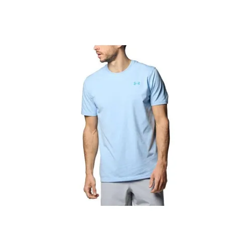 Under Armour T-Shirts Men Carolina Blue