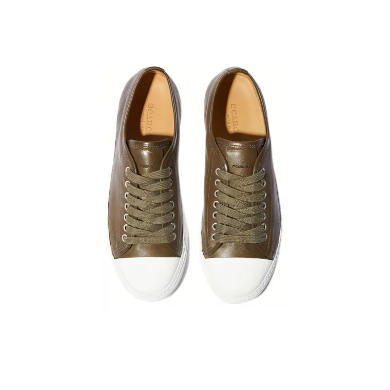 SCAROSSO Ambrogio Leather Sneakers-4