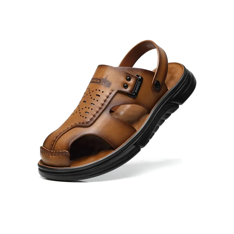 ZUWUDONG Beach Sandals Men's Black-2
