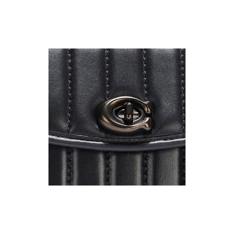 COACH Madison Sheepskin Crossbody Handbag Backpack Small Size Women's Black-3