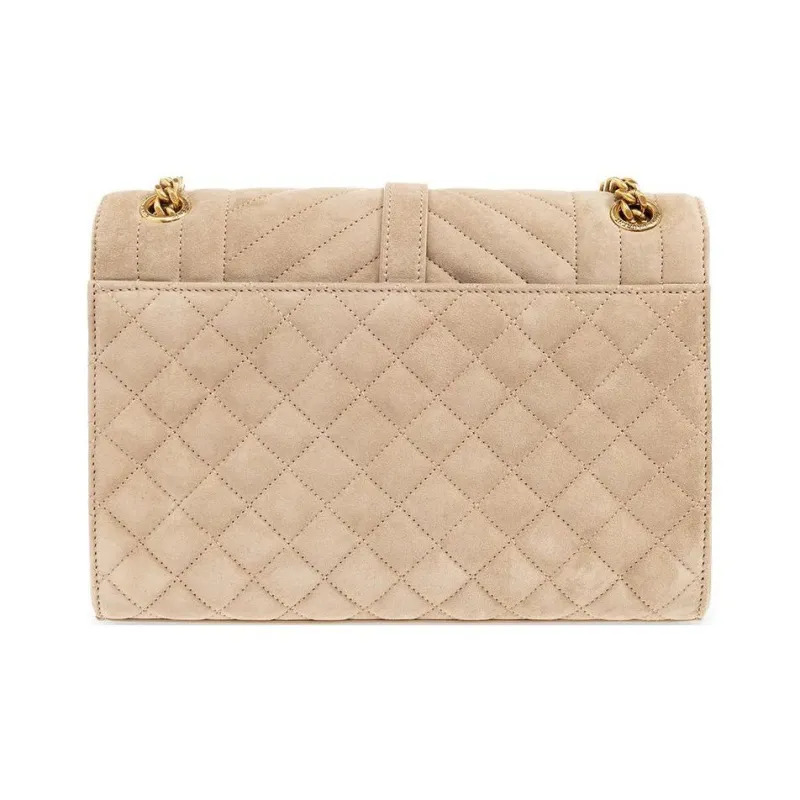 SAINT LAURENT CASSANDRA Calfskin Crossbody Bag Shoulder Bag Women's Matte Gold-2