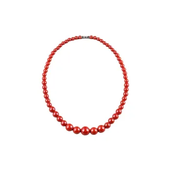 Octave Space Reconstructed Cinnabar Jade Necklaces Women's