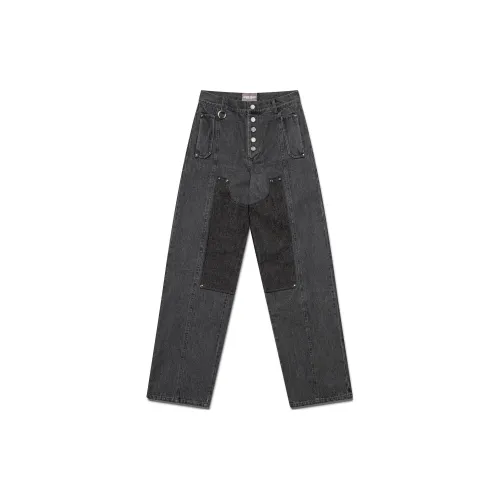 PRIVATE POLICY Casual Pants Unisex Dark Gray