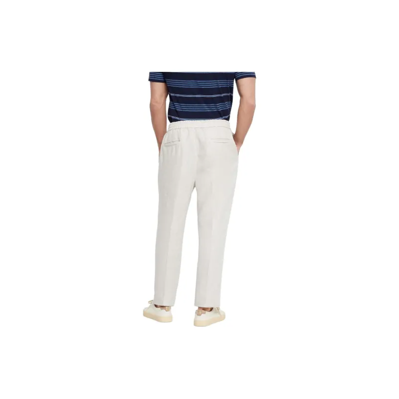 Brunello Cucinelli Straight-leg Linen Trousers-1