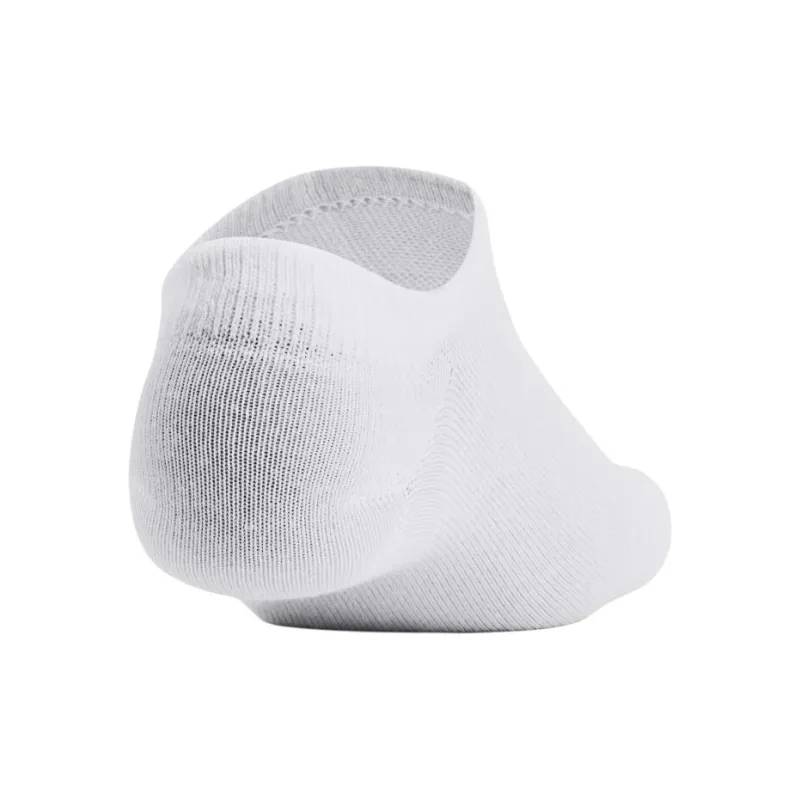 Under Armour Essential No-Show Socks Unisex 6 Pack White-2
