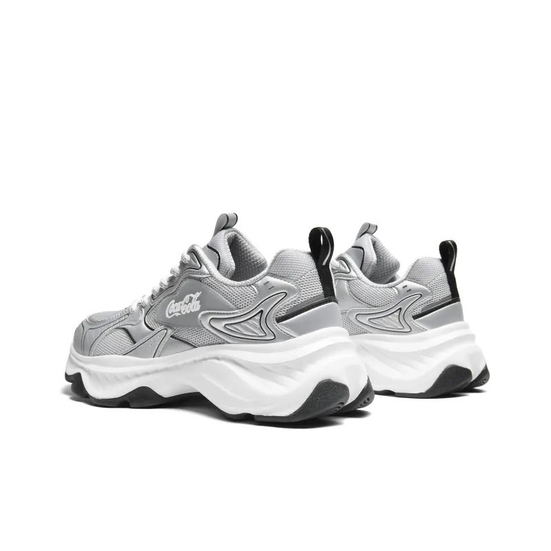 Coca Cola Slip Resistant, Breathable, Lightweight, Height Increasing Low Top Chunky Sneakers Unisex-4