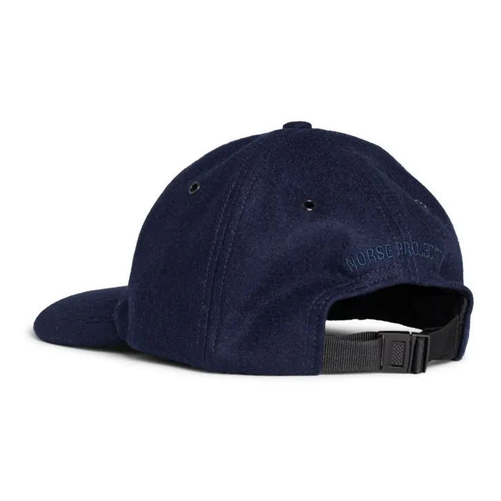 NORSE PROJECTS Wool Baseball Caps Men's Marine Blue-1