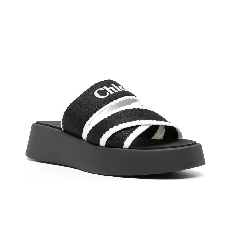 Chloé Mila Logo-print Slides-3