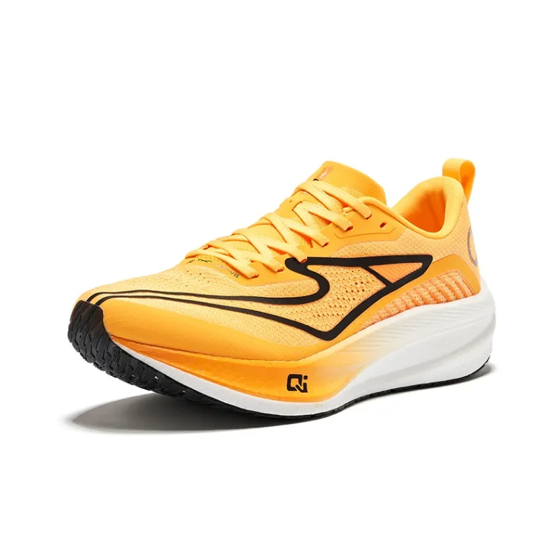 Erke Dust 3.0 Anti-Slip And Wear-Resistant Cushioning Rebound Low-Top Running Shoes Men's Fluorescent Sweet Orange-2