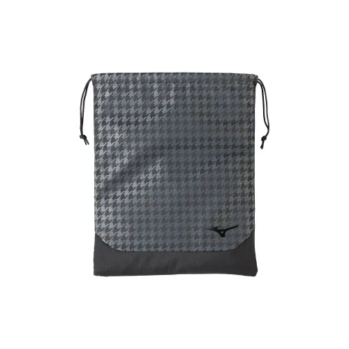 Mizuno Synthetic Fiber Shoe Bag Unisex Houndstooth