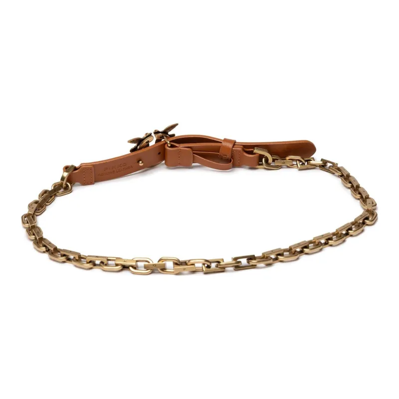 PINKO Love Birds Leather Belt-1