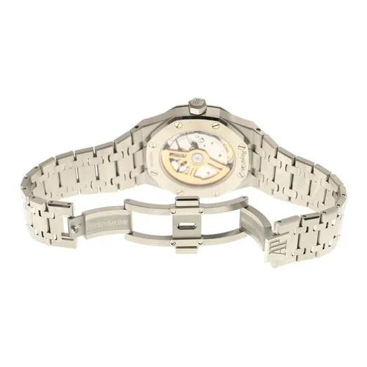 AUDEMARS PIGUET Royal Oak Series Automatic Mechanical Movement Women's Watch 37mm Gray Dial Stainless Steel Watchband-1