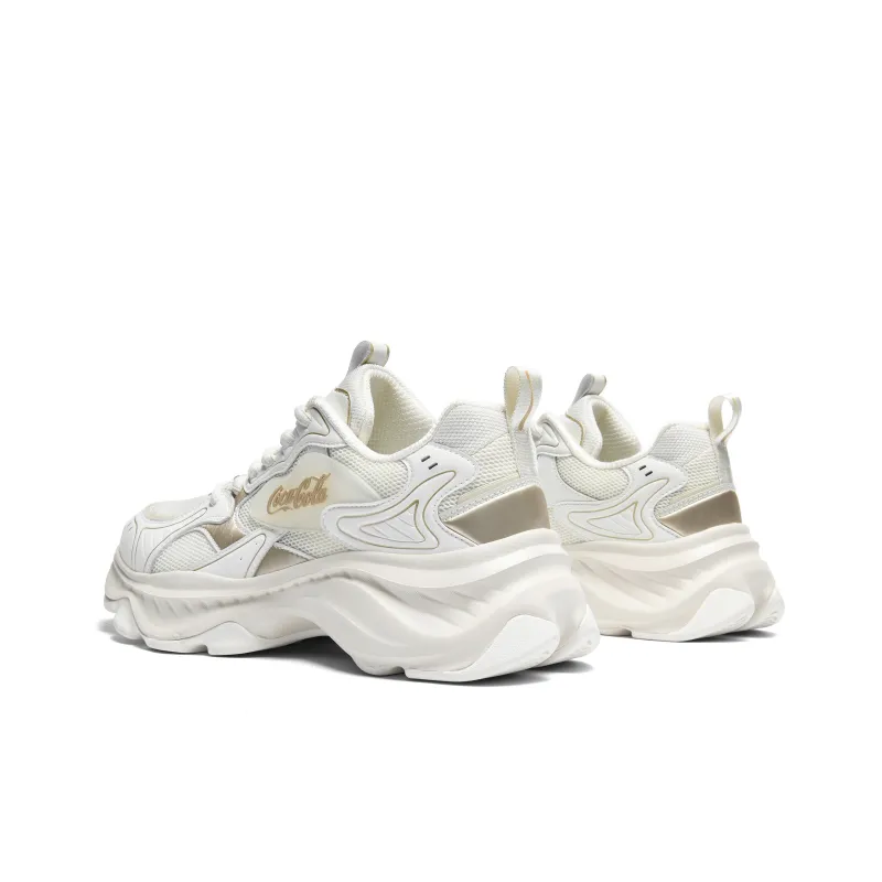 Coca Cola Slip Resistant, Breathable, Lightweight, Height Increasing Low Top Chunky Sneakers Unisex-10