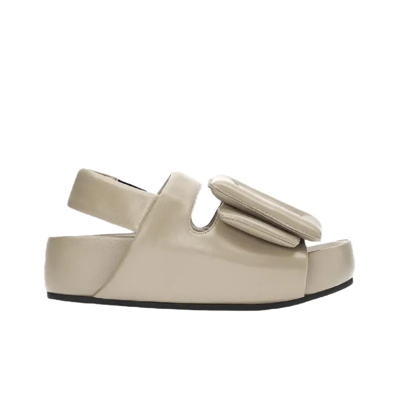 BOYY Strap Sandals Women's Silver Gray-1