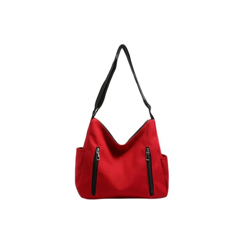 Parker Bear Canvas Canvas Bag Crossbody Bag Regular Unisex White/Khaki/Black/Red-26