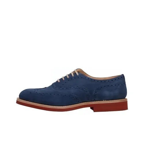 CHURCH'S Dress Shoes Men Low-Top Dark Blue