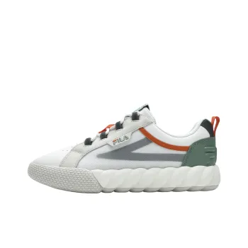 FILA CAMPO Low Top Skateboard Shoes Men's White Green
