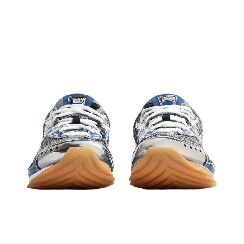 Bottega Veneta Orbit Low Top Casual Shoes Men's Blue Gray-3
