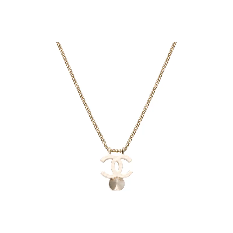 CHANEL 2014 Paris-Venice Plated Enamel Charms Pendant Costume Necklace-2