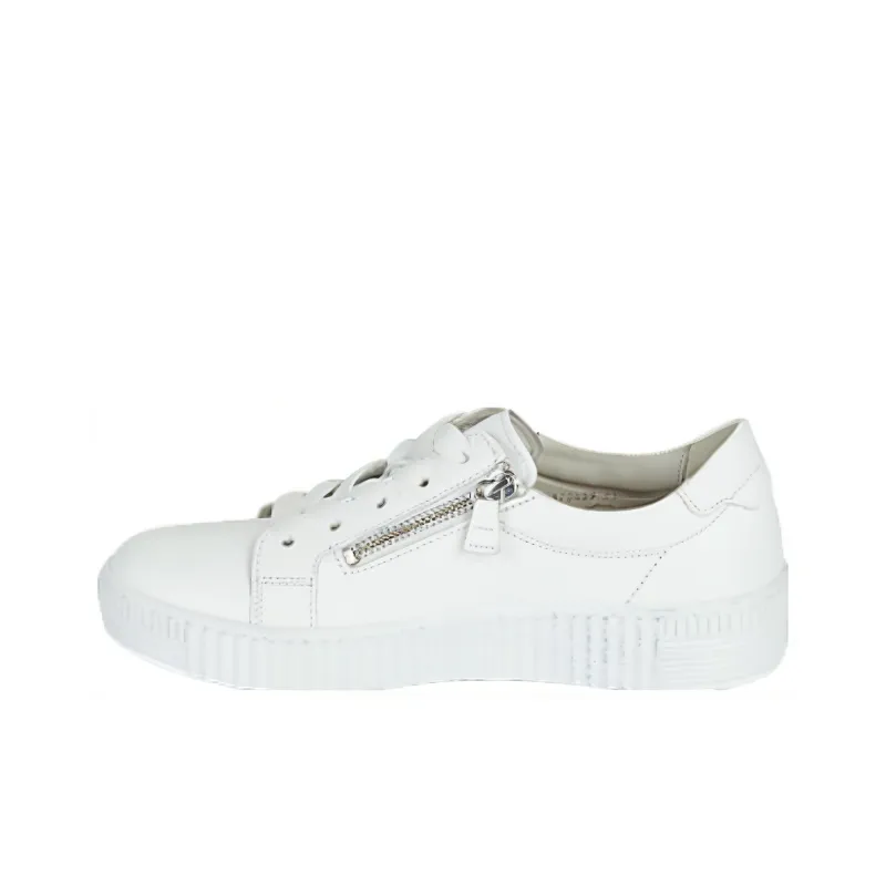 Gabor Low Top Skateboard Shoes Women's White-0