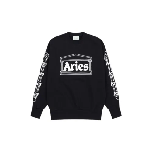 Aries Sweatshirts Men Black