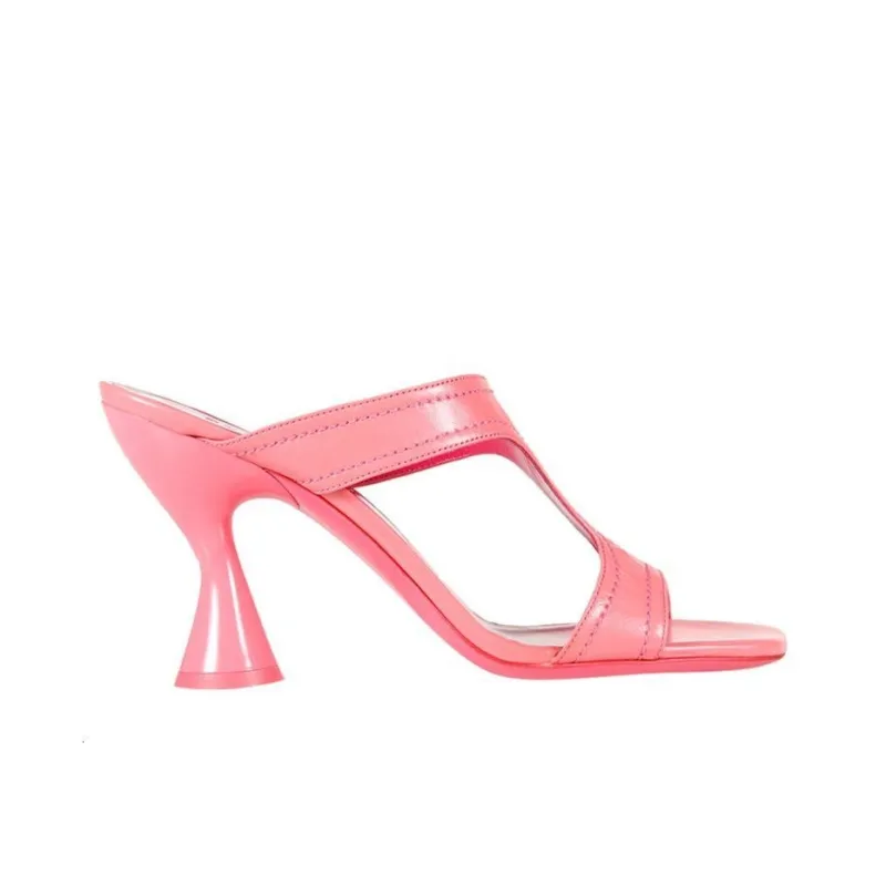 By Far Slide Slippers Women's Pink-1
