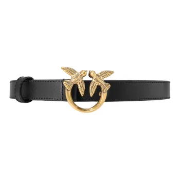 PINKO Love Bird Plaque Buckle Belt