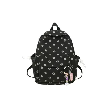 NIGEER Nylon Backpack Regular Women's Black/White/Green/Blue/Pink