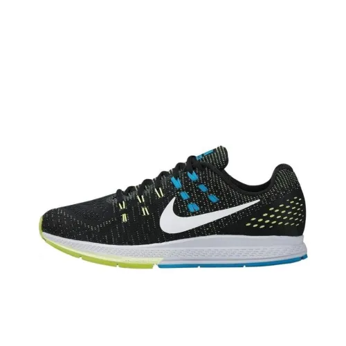 Nike Air Zoom Structure 19 Black/Pure Platinum-Volt-Blue Lgn