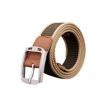 ACUC Canvas Leather Belts Unisex 3.5cm