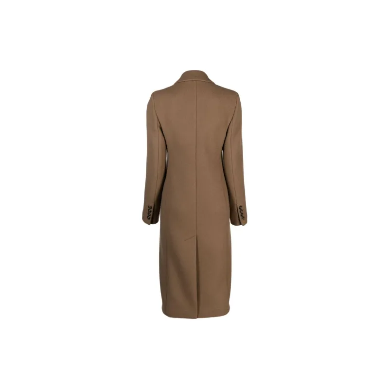 SportMax Double Breasted Long Sleeved Coat-1