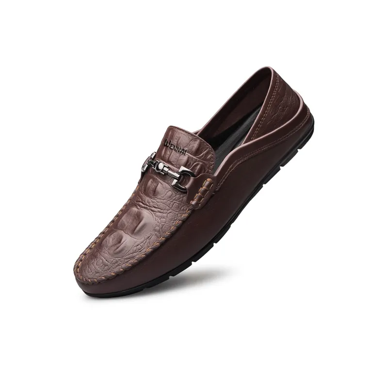 Wen Nai Beanie Shoes Men's Brown-2