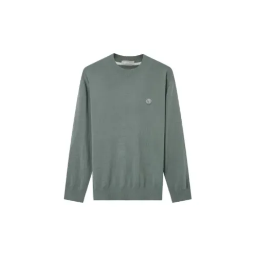 SAINT ANGELO Cashmere Sweaters Men Field Green