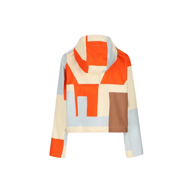FENDI Zip Up Hooded Reversible Jacket-3