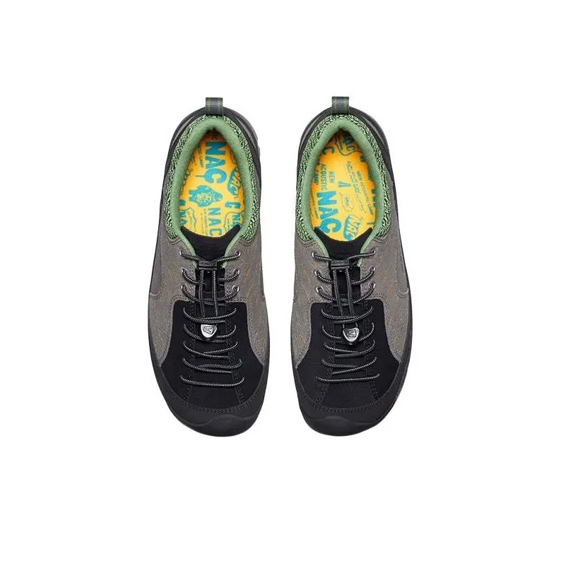 KEEN Cushioning, Wear Resistant Low Top Hiking Shoes Men's Gray Black-3