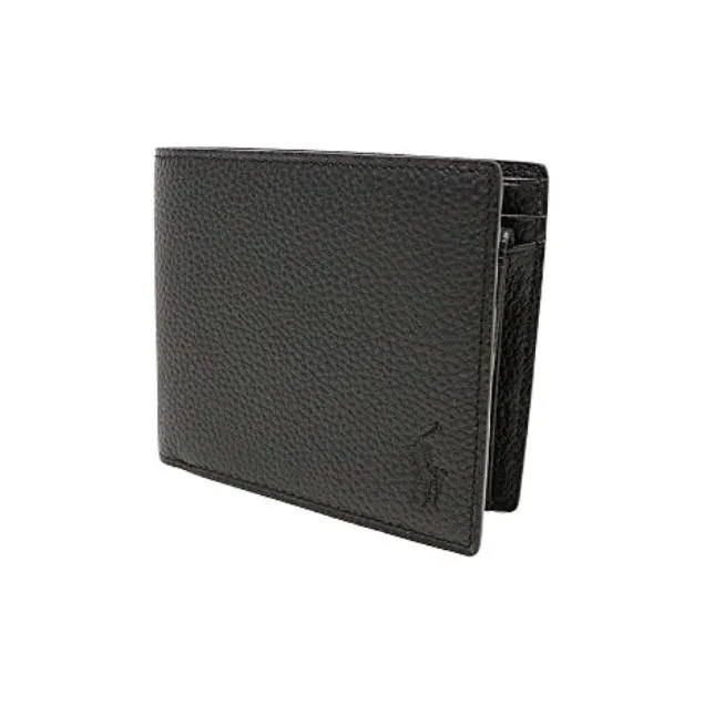 Polo Ralph Lauren Leather Wallet Unisex Black-1