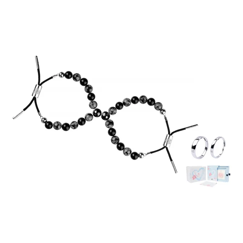 Rastaclat Black Agate Bracelets Unisex-20
