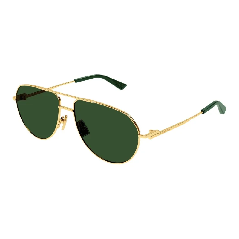 Bottega Veneta Eyewear Aviator Frame Sunglasses-0