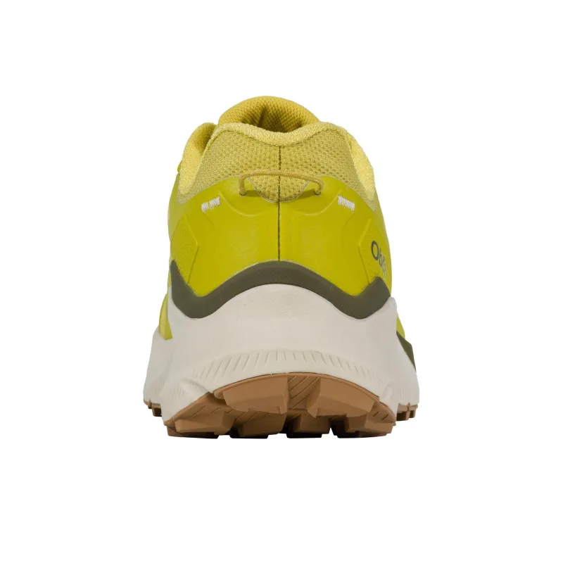 Oboz Footwear Katabatic Wind Cushioned Slip-Resistant Low-Top Outdoor Shoes Men's Yellow Green-4