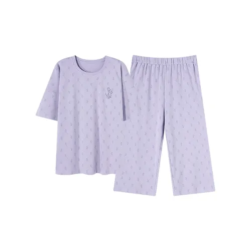 JinShaLa Pajama Set Women's Purple
