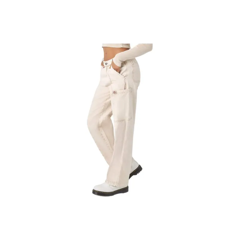 Dickies Cargo Pants Women's White-2