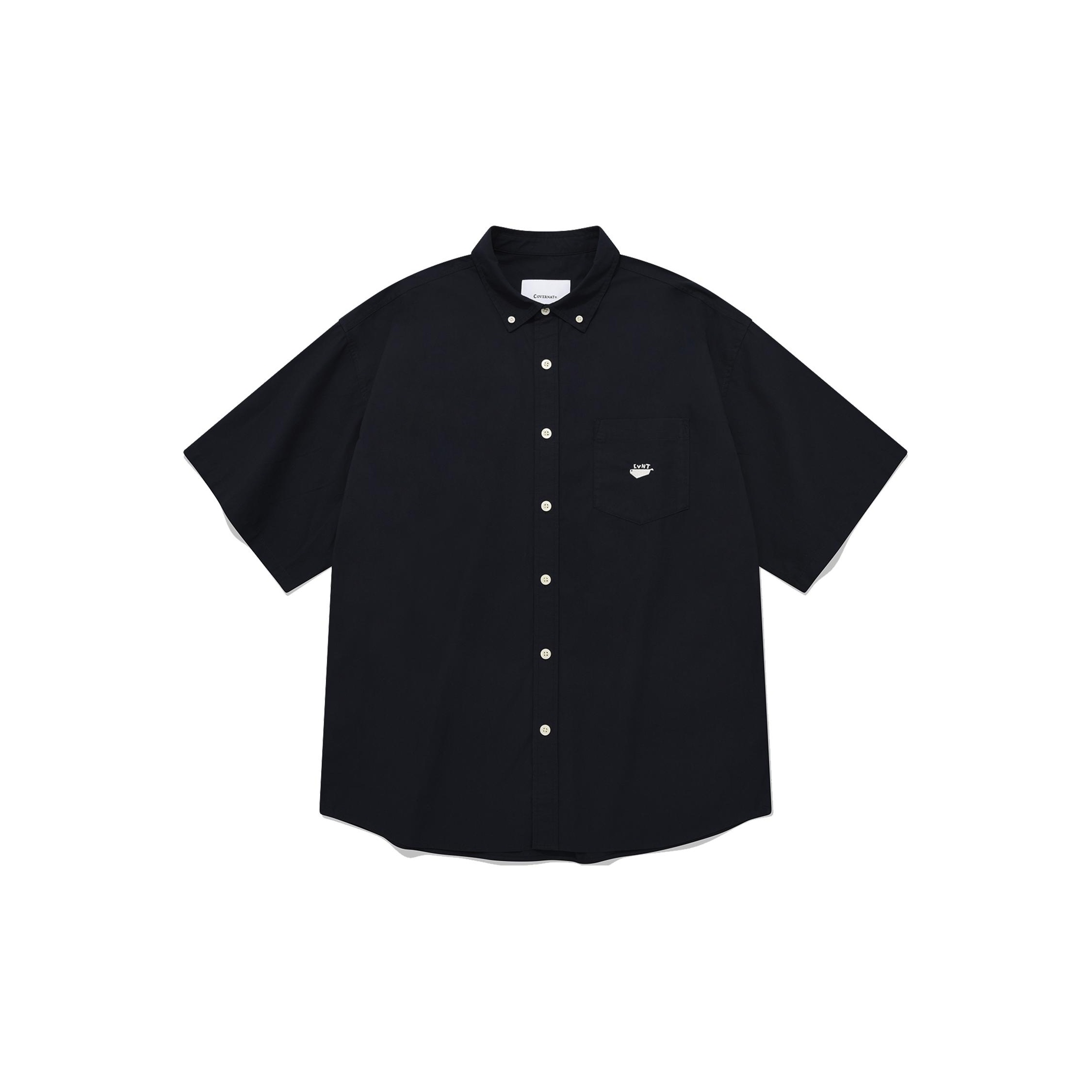 Tシャツ・カットソー COVERNAT Soft Polo T-Shirt Black COVERNAT T-Shirts Unisex Black - POIZON