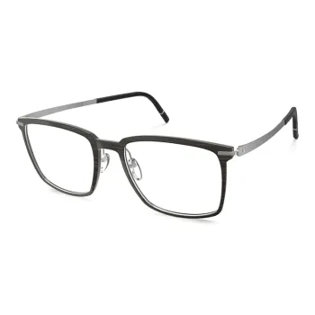 SILHOUETTE 18K Gold Titanium Square Eyeglass Frames Men's