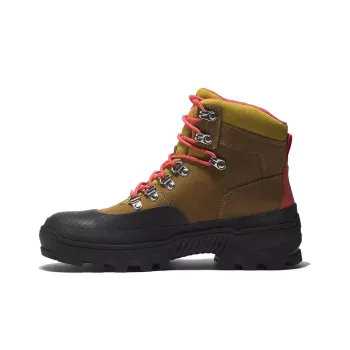 Timberland Euro Hiker Anti-Slip Wear-Resistant High-Top Outdoor Shoes Women's Brown Black