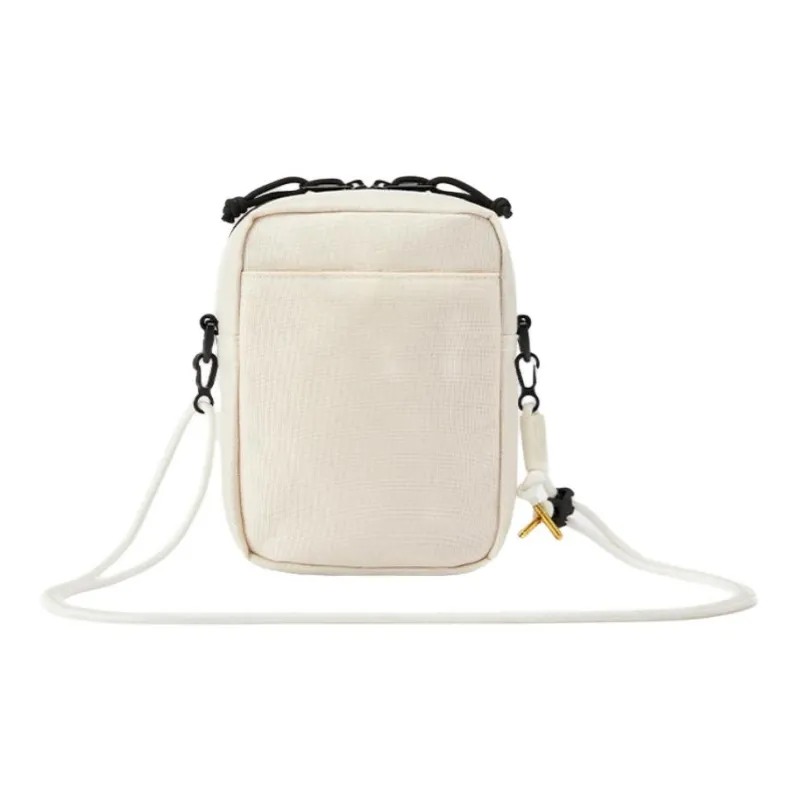 Rough Enough Nylon Fabric Cell Phone Pouch Shoulder Bag Crossbody Bag Regular Unisex Ecru-2