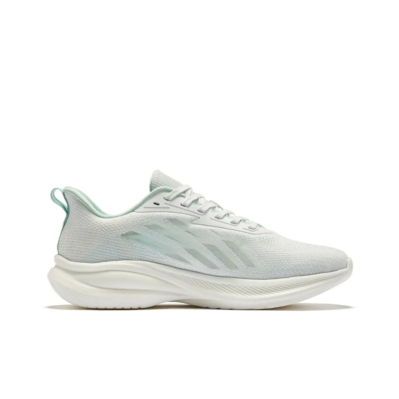 Erke Cushioning Lightweight Low Top Sprint Running Shoes Men's Erke White Bubble Green-1