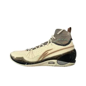 LiNing Wade 808 III Ultra V2 Cushioning, Wear Resistant High Top Basketball Shoes Men's Black White