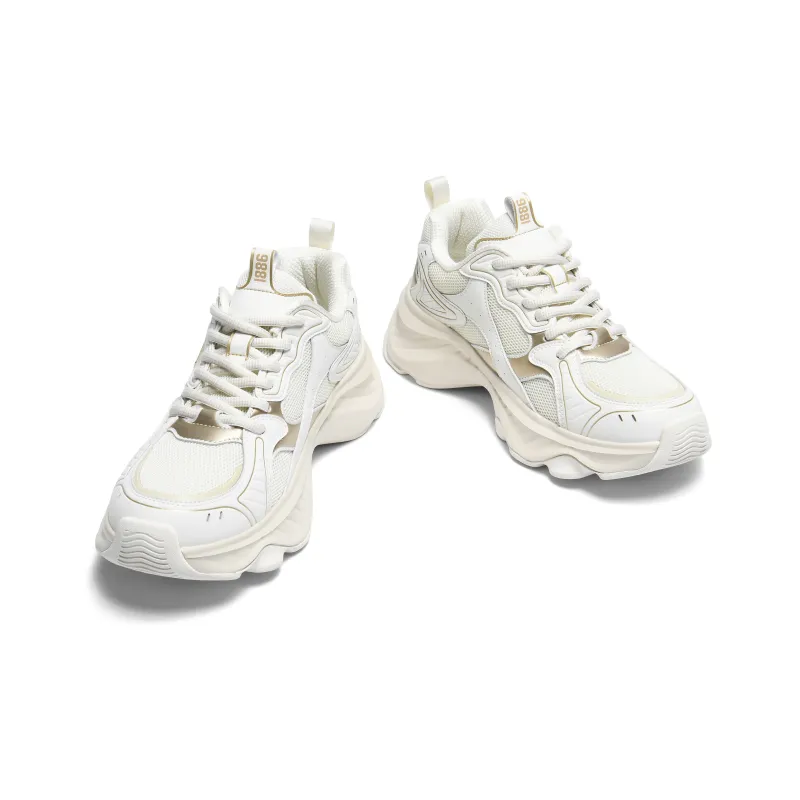 Coca Cola Slip Resistant, Breathable, Lightweight, Height Increasing Low Top Chunky Sneakers Unisex-9
