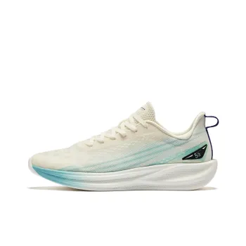 Erke Water Drift 5.0 Cushioning, Wear Resistant Low Top Sprint Running Shoes Men's Microcrystal White Saint Nice Blue